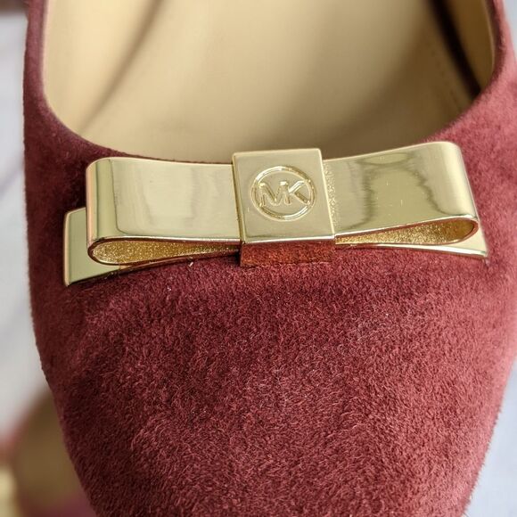 Michael Kors Vivienne Merlot Heels Pumps - Picture 3 of 10